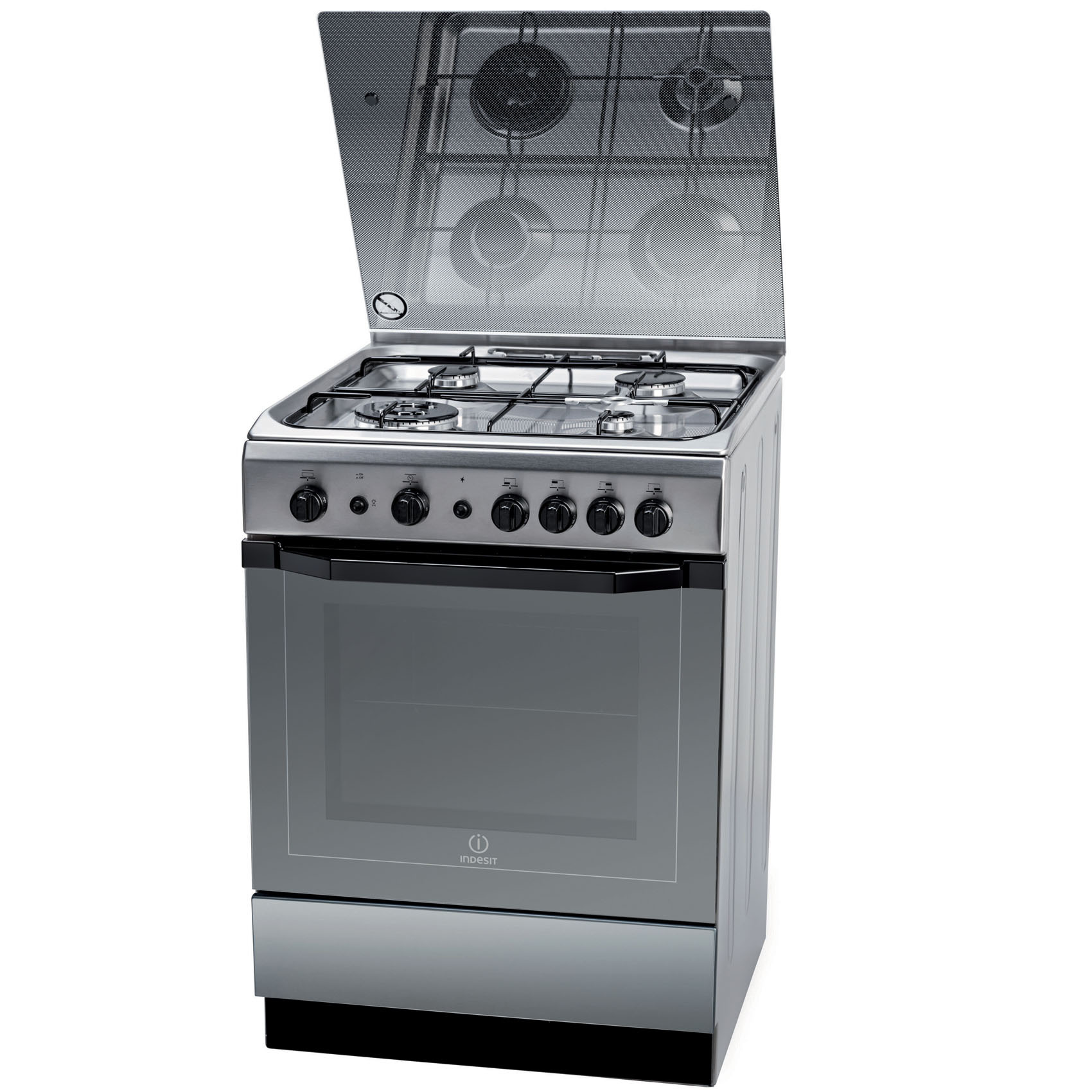 Buy Indesit  60X60 Cm Gas Cooker  I6TG1GKXEX 4Burners Online 