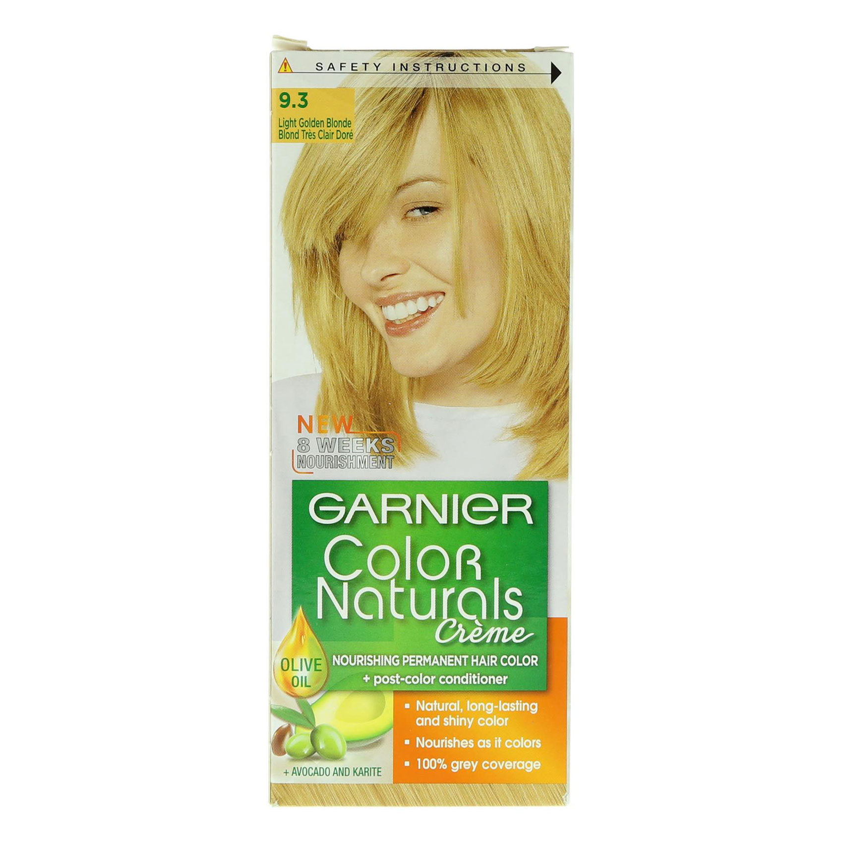 Buy Garnier 9 3 Light Golden Blonde Color Naturals Creme Online In
