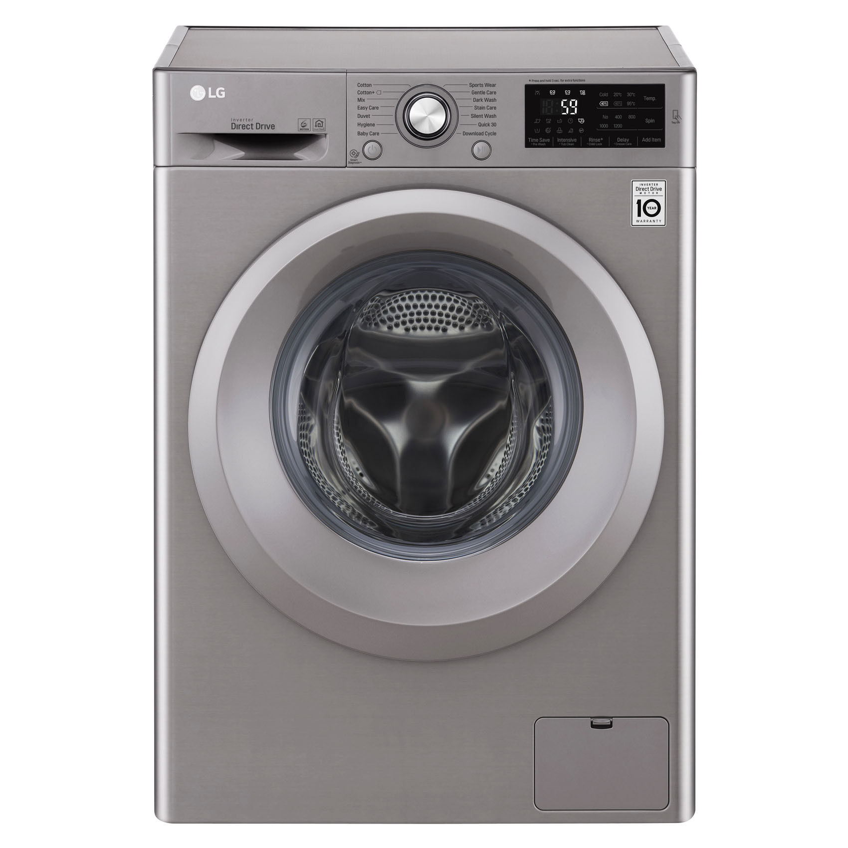 Buy LG 7KG Front Load Washing Machine F2J5QNP7S Online in ...