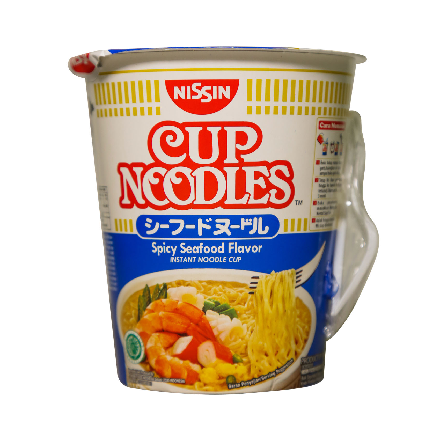 Buy Nissin Cup Noodles Spicy Seafood Flavor 75g Online - Shop Nissin on